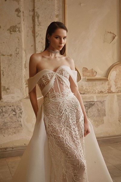 wedding dress with organza and french lace, wedding dress with organza and french lace